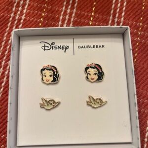BaubleBar Disney Snow White and Bird Earrings - Black, Gold,